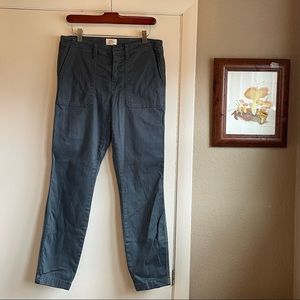 J. Crew slim blue utility pants
